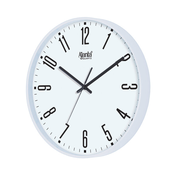 Ajanta Simple Wall Clock (White) - M.NO.9067